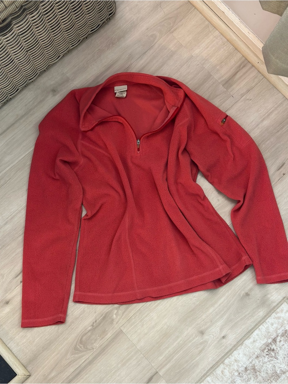 Vintage/Y2K L.L.Bean Women’s Small Quarter Zip Fleece Pullover